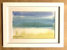 Load image into Gallery viewer, Watercolor Original:  Water Sky Series (small)