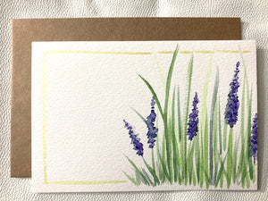 Hand-Painted Cards - Set of 4 - Signed Originals