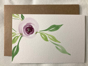 Hand-Painted Cards - Set of 4 - Signed Originals