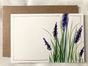 Hand-Painted Cards - Set of 4 - Signed Originals