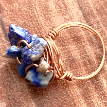 Load image into Gallery viewer, Ring, Size 6.25 - Sodalite &amp; Copper