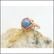 Load image into Gallery viewer, Copper and Stone Handmade Ring - Jewelry Hand Made