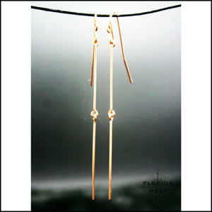 Linea Metallo Earrings - Jewelry Hand Made